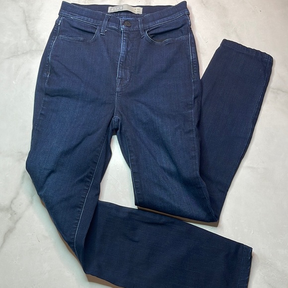 AYR Dark Wash High Rise Skinny Jeans - Picture 4 of 9